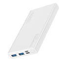 Promate 10000mAh Compact Smart Charging Power Bank with Dual USB Output (Bolt-10)