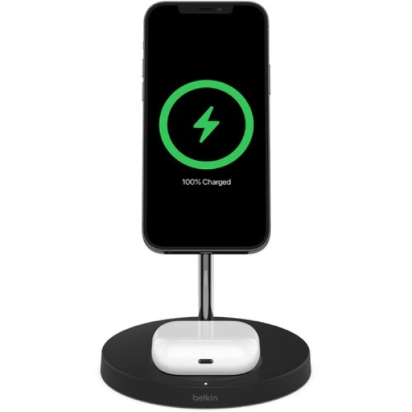 Belkin BoostCharge Pro 2-in-1 Wireless Charger Stand with MagSafe