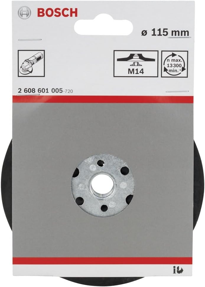 Bosch Expert for Metal Backing Pad 115 mm, 13,300 rpm - 2608601005