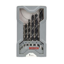 Bosch 2607017034 Brad Point 7-Piece Wood Drill Bit Set (3,4,5,6,7,8, 10 mm)