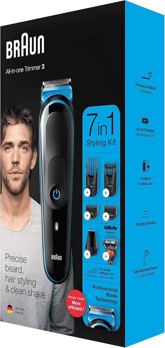 Braun All-in-One trimmer 3 MGK3245 7-in-1 Styling Kit