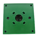 : SAGreen emergency door release button mounted on wall near emergency exit