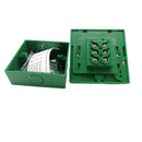 Wiring contact terminals on back of SAGreen emergency break glass switch