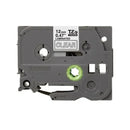 Brother WZC-S131 12mm laminated black on clear label tape cartridge