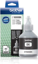 Brother BT6000BK Original Ink Bottle Black for Ink Tank Printers