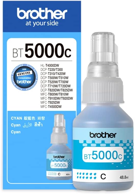 Brother BT5000C Cyan Ink Bottle