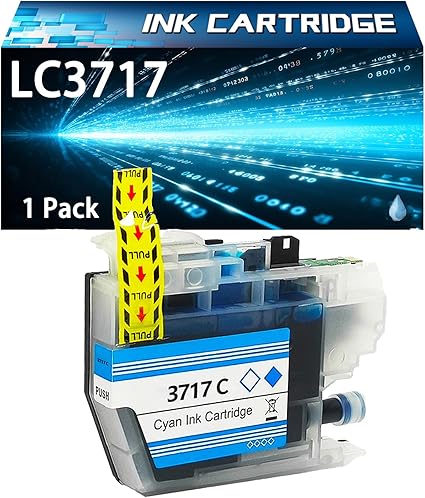  Brother LC3717 cyan ink cartridge