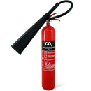 5kg CO2 carbon dioxide fire extinguisher with discharge horn and wall bracket for electrical fire safety in Nairobi Kenya