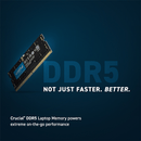 Crucial 32GB DDR5 4800MHz Laptop RAM -  CT32G48C40S5