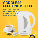 Ohms C710 Cordless Kettle – Boil water quickly and safely, perfect for tea, coffee, and daily use in homes