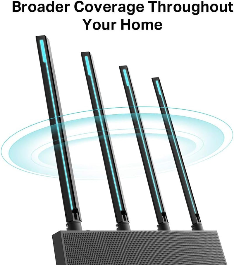 TP-Link Archer C80 AC1900 MU-MIMO Dual Band Wireless Gaming Router, Wi-Fi Speed Up to 1300 Mbps/5 GHz + 600 Mbps/2.4 GHz, Supports Parental Control, Guest Wi-Fi