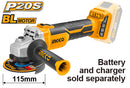 Ingco  CAGLI1152 Lithium-IonAngle Grinder 20V