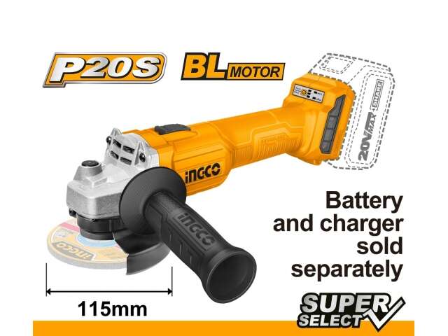 Ingco CAGLI20157 Lithium-ion angle grinder 20V