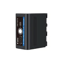 CAISI NP-F990T Pro 10050mAh Rechargeable Battery with USB Output – Provides long-lasting power and convenient USB charging for cameras, LED lights, and other compatible devices
