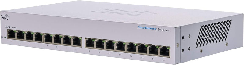Cisco CBS UNMANAGED 16-PORT GIGABIT SWITCH Non POE CBS110-16T-UK
