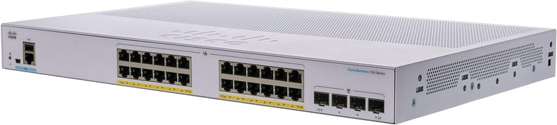 Cisco SB 24-PORT GIGABIT POE SWITCH MNGD WITH 4 SFP CBS350-24P-4G-UK-I