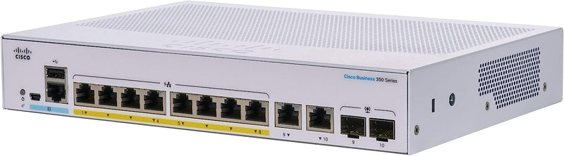 Cisco SB 8-PORT GIGABIT MNGD POE SWITCH CBS350-8P-E-2G-UK