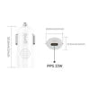 Budi CC062TT 33W PPS Mini Car Charger – Fast Charging USB-C & USB-A Car Adapter with Power Delivery