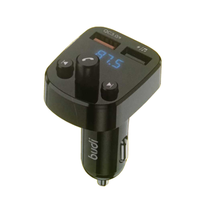 Budi CCT03B 18W FM Bluetooth Transmitter with LCD Display