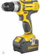 UYUSTOOLS CD-ITL03-202 Lithium-Ion Cordless Drill with Impact Function – Compact Powerful Electric Drill for Wood, Metal & DIY Projects