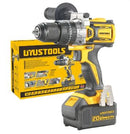 UYUSTOOLS CD-ITL204 Brushless Lithium-Ion Cordless Drill with Impact Function – Includes 1 Battery, Ideal for DIY, Wood, Metal & Construction Work