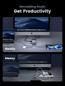 UGREEN DigiNest Cube Power Strip (3 AC outlets + 65W 2A2C) - CD268