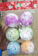 6PCS Christmas Snowball Balls Decoration Tree