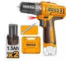 Ingco CDLI12206 12V Lithium-Ion Cordless Drill – Compact, Powerful Battery Drill for Home & DIY