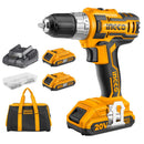 Ingco CDLI20023 20V LI-ION Cordless Drill 45Nm (45NM)