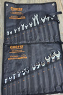 Coofix CFH-1302013-12S 12-Piece Combination Spanner Set – Metric Chrome Vanadium Wrench Set for Automotive & DIY Use