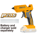 Ingco CGGLI2001 LI-Ion Glue Gun 20V