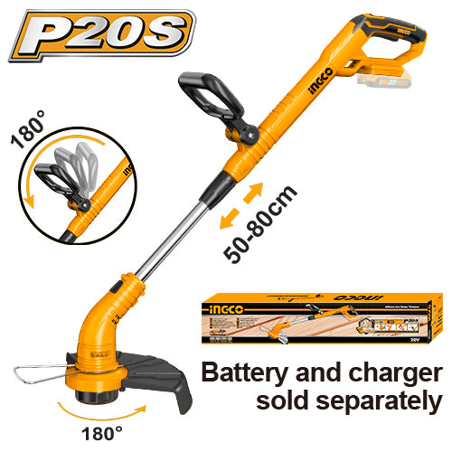 Ingco CGTLI20018 Lithium Ion Grass Trimmer 20V
