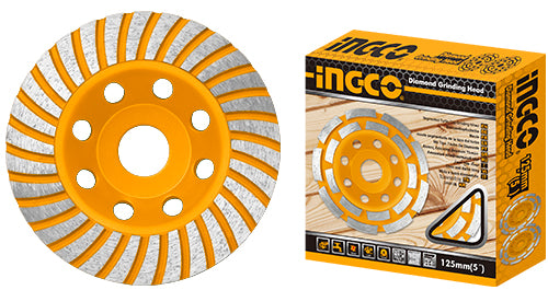 Ingco CGW011151 Segmented Diamond Cup Turbo Grinding Wheel