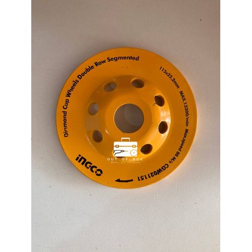 Ingco  CGW021151  Double Row Cup Grinding Wheel 115mm 