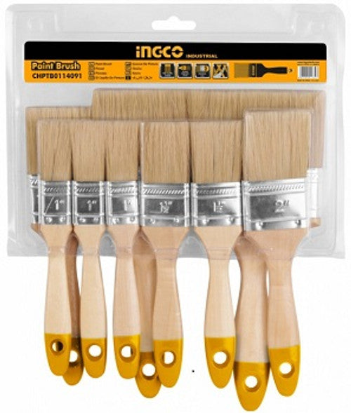 Ingco CHPTB0114091  Paint Brush Set 9pcs 