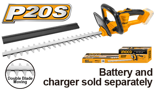 Ingco  CHTLI20018 LITHIUM-Ion Hedge Trimmer 20V