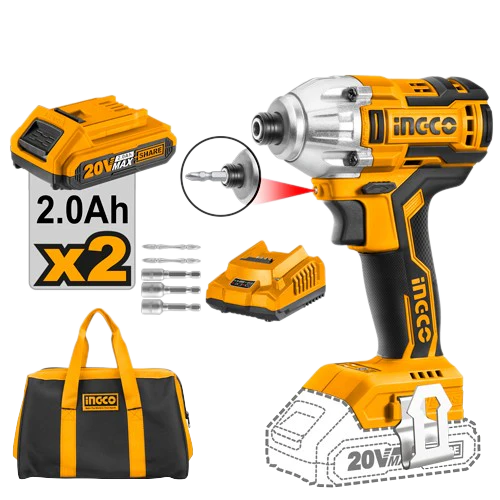 Ingco CIRLI2002 20V Brushless Lithium-ion Impact Driver