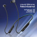 Promate Civil High-Fidelity Liquid Silicone Wireless Neckband Earphones – Premium Noise-Cancelling Bluetooth Earphones for Music, Calls, Gaming, and Professional Use