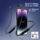 Promate Civil High-Fidelity Liquid Silicone Wireless Neckband Earphones – Premium Noise-Cancelling Bluetooth Earphones for Music, Calls, Gaming, and Professional Use