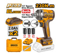 Ingco CIWLI20236 20V Cordless Impact Driver & Wrench – Dual-Function Power Tool
