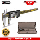 Uyustools CLD006 6" Electronic Digital Caliper – High-Precision Stainless Steel Vernier Gauge with LCD Display