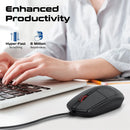 Promate 3 Button Wired Optical Mouse CM-1200