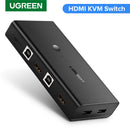 Ugreen CM200 Switcher HDMI KVM and USB 2 In 1 Out Ultra HD Switch Box (UG- 50744)