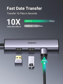 Ugreen CM417 USB C HDMI Hub, USB C to 4 Ports USB 3.0 Hub, USB-C Multiport Splitter with 5Gbps Fast Transfer