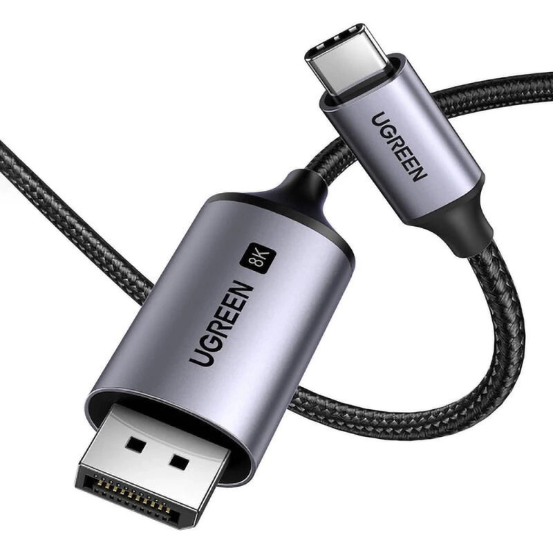 Ugreen CM556 Cable with USB-C to DisplayPort 8K Connectors, 2M Long (UG- 25158)