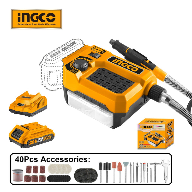 Ingco CMGLI20011 Lithium-ion grinder 20V