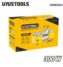 Uyustools CMM300U Auto Air Compressor Double Piston 300W - High Performance Car Tire Inflator - Portable 12V DC - Fast Inflation - Durable & Reliable
