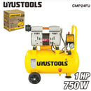 Uyustools CMP24FU Oil-Free Silent Air Compressor 24 Litres – High Performance Portable Air Pump Quiet Operation Durable Compact Design for Home and Workshop Use