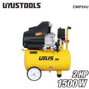 Uyustools CMP24U Electric Air Compressor 24 Litres – High-Performance Portable Electric Compressor for Car Tires, Home Garage, and Industrial Use with Fast Inflation and Durable Motor