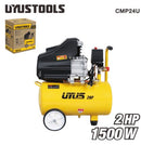Uyustools CMP24U Electric Air Compressor 24 Litres – High-Performance Portable Electric Compressor for Car Tires, Home Garage, and Industrial Use with Fast Inflation and Durable Motor